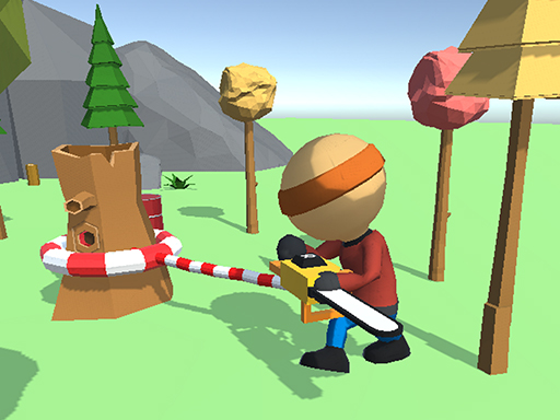 Wood Man Cutter gameplay